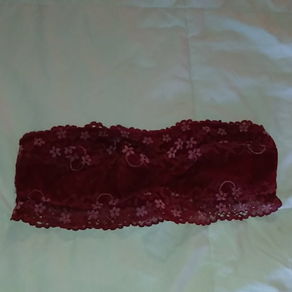 Dainty Lace Bandeau Bra